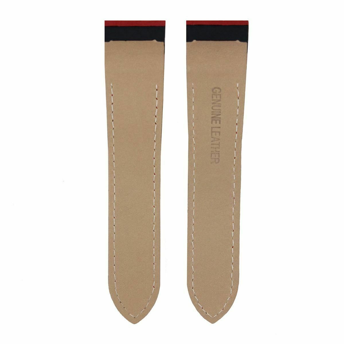 20-23-24.5MM LEATHER WATCH BAND STRAP FOR CARTIER SANTOS 100, XL, CHRONO + CLASP