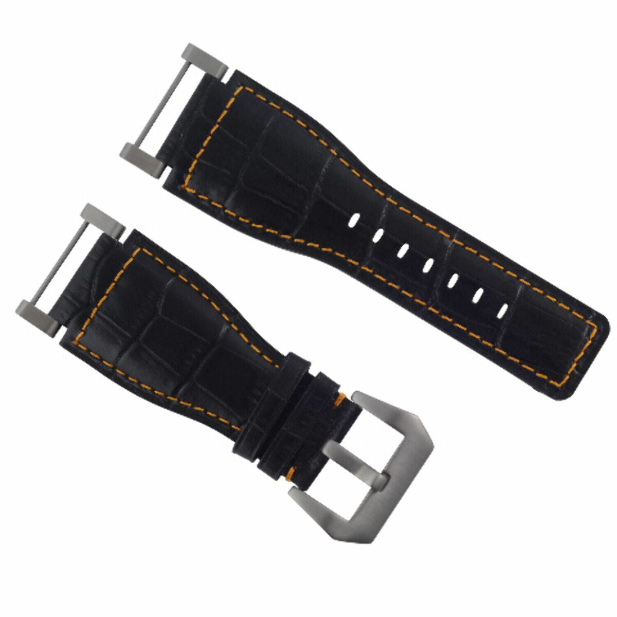 24MM SUUNTO CORE REPLACEMENT LEATHER WATCH BAND STRAP + STAINLESS STEEL ADAPTER