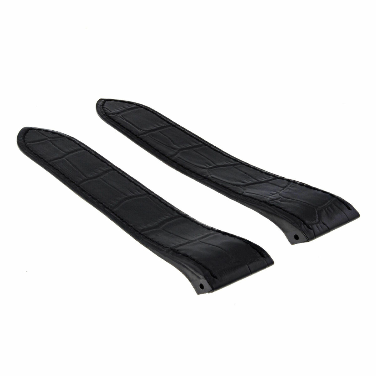 20-23-24.5MM LEATHER WATCH BAND STRAP FOR CARTIER SANTOS 100 XL CHRONOGRAPH