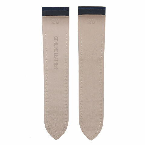 20-23-24.5MM LEATHER WATCH BAND STRAP FOR CARTIER SANTOS 100 XL CHRONOGRAPH
