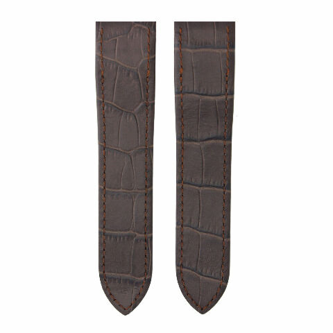20-23-24.5MM LEATHER WATCH BAND STRAP FOR CARTIER SANTOS 100 XL CHRONOGRAPH