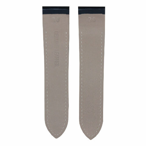 20-23-24.5MM LEATHER WATCH BAND STRAP FOR CARTIER SANTOS 100 XL CHRONOGRAPH
