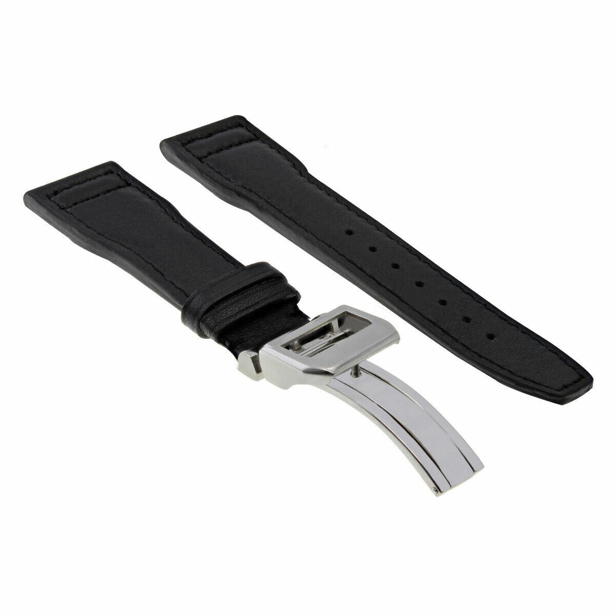 20-21-22-23MM LEATHER WATCH BAND STRAP FOR IWC PILOT PORTUGUESE TOP GUN + CLASP