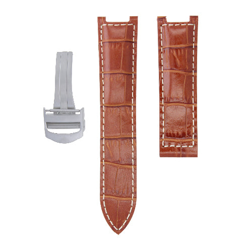 18-20-21MM LEATHER WATCH BAND STRAP FITS CARTIER PASHA  35-38-42MM CHRONOGRAPH