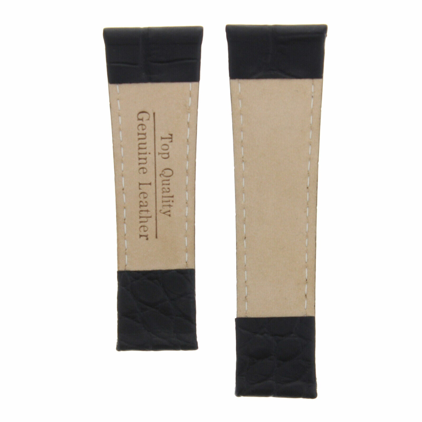 20MM CROC LEATHER BAND STRAP FOR ROLEX DAYTONA 16519 116520 GOLD BUCKLE SHORT ME