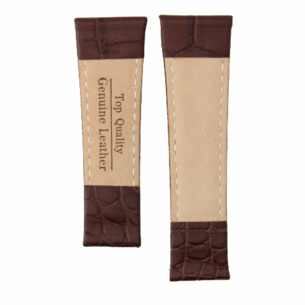 20MM CROC LEATHER BAND STRAP FOR ROLEX DAYTONA 16523 116519 BUCKLE SHORT MEDIUM