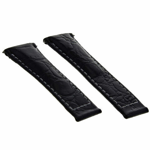 20MM GENUINE CROCODILE LEATHER WATCH BAND STRAP FOR ROLEX DAYTONA 16518 16519