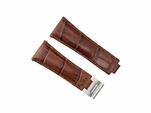 LEATHER WATCH BAND STRAP FOR ROLEX ZENITH MOVEMENT DAYTONA 16518, 16519, 16520