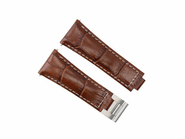 LEATHER WATCH BAND STRAP FOR ROLEX ZENITH MOVEMENT DAYTONA 16518, 16519, 16520