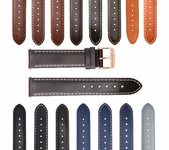 18-19-20-22-24-26MM SMOOTH LEATHER WATCH BAND STRAP FOR CITIZEN ECO DRIVE WATCH