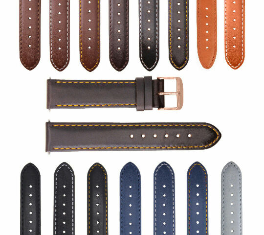 18-19-20-22-24-26MM SMOOTH LEATHER WATCH BAND STRAP FOR CITIZEN ECO DRIVE WATCH