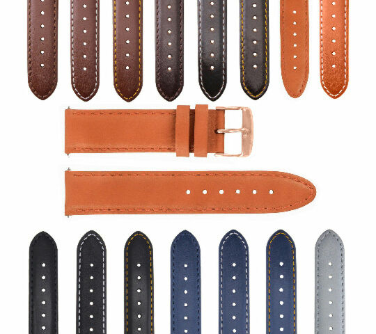 18-19-20-22-24-26MM SMOOTH LEATHER WATCH BAND STRAP FOR CITIZEN ECO DRIVE WATCH