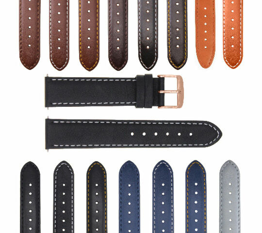 18-19-20-22-24-26MM SMOOTH LEATHER WATCH BAND STRAP FOR CITIZEN ECO DRIVE WATCH