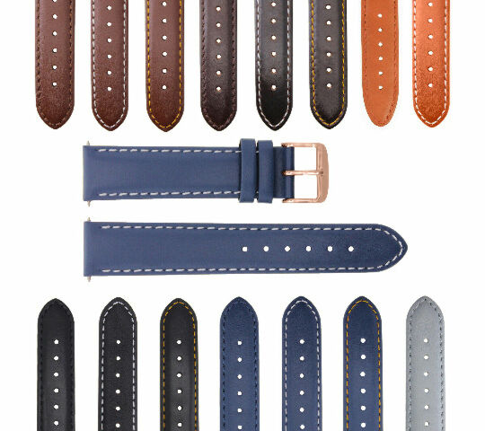 18-19-20-22-24-26MM SMOOTH LEATHER WATCH BAND STRAP FOR CITIZEN ECO DRIVE WATCH