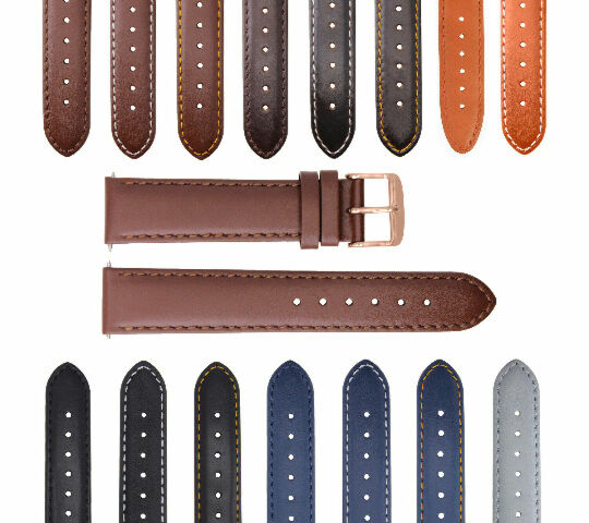 18-19-20-22-24-26MM SMOOTH LEATHER WATCH BAND STRAP FOR CITIZEN ECO DRIVE WATCH