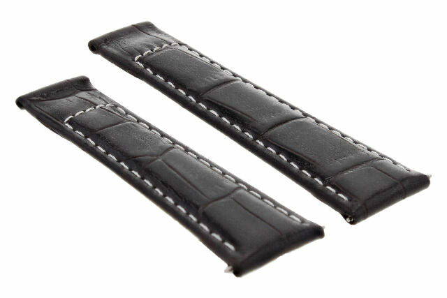 20MM LEATHER WATCH BAND STRAP FOR ALL ROLEX DAYTONA WATCH SHORT, REGULAR, LONG