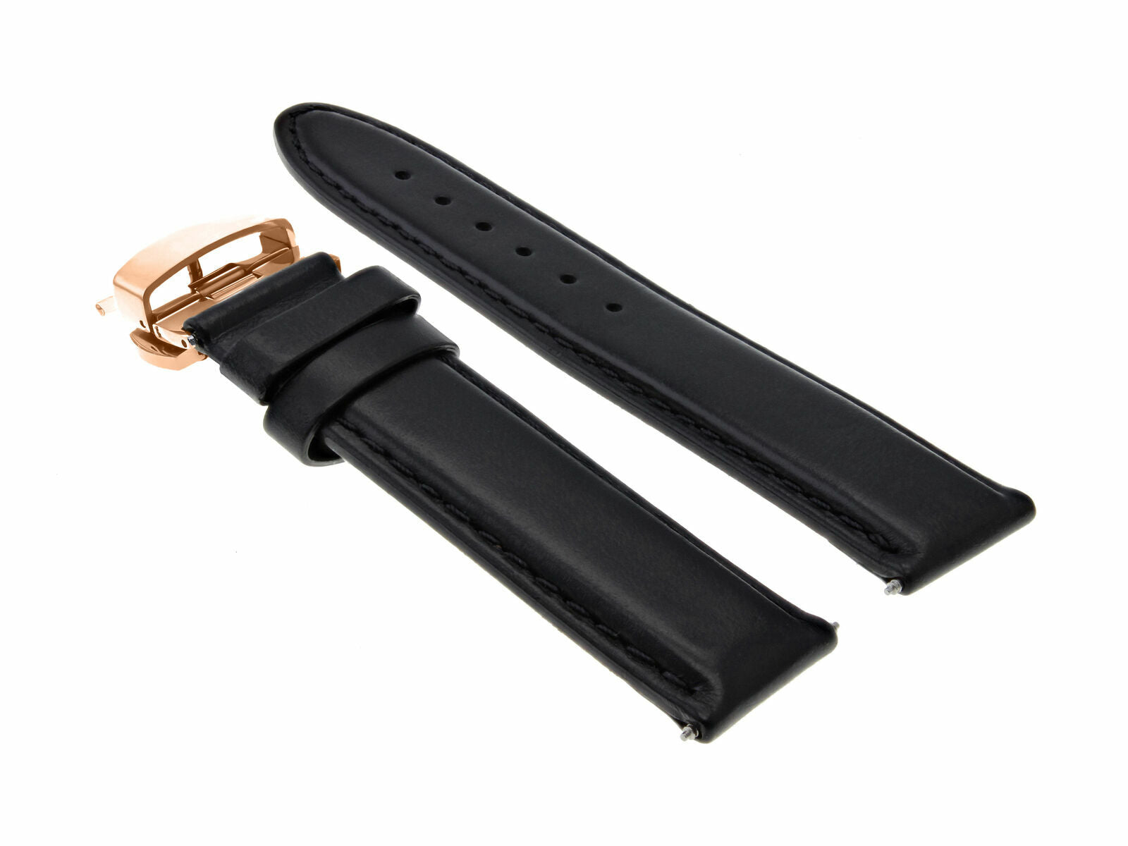 18-19-20-22-24MM SMOOTH LEATHER WATCH BAND STRAP FOR CITIZEN ECODRIVE CLASP ROSE