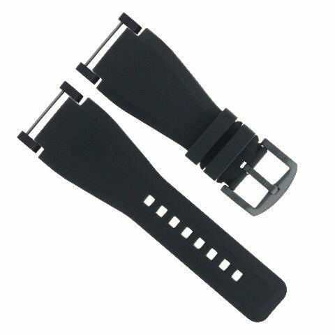 24MM FOR SUUNTO CORE RUBBER SILICONE REPLACEMENT WATCH BAND STRAP + BLACK ADAPTER