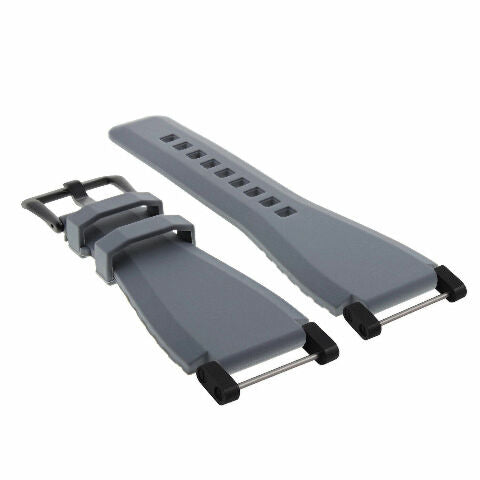 24MM FOR SUUNTO CORE RUBBER SILICONE REPLACEMENT WATCH BAND STRAP + BLACK ADAPTER