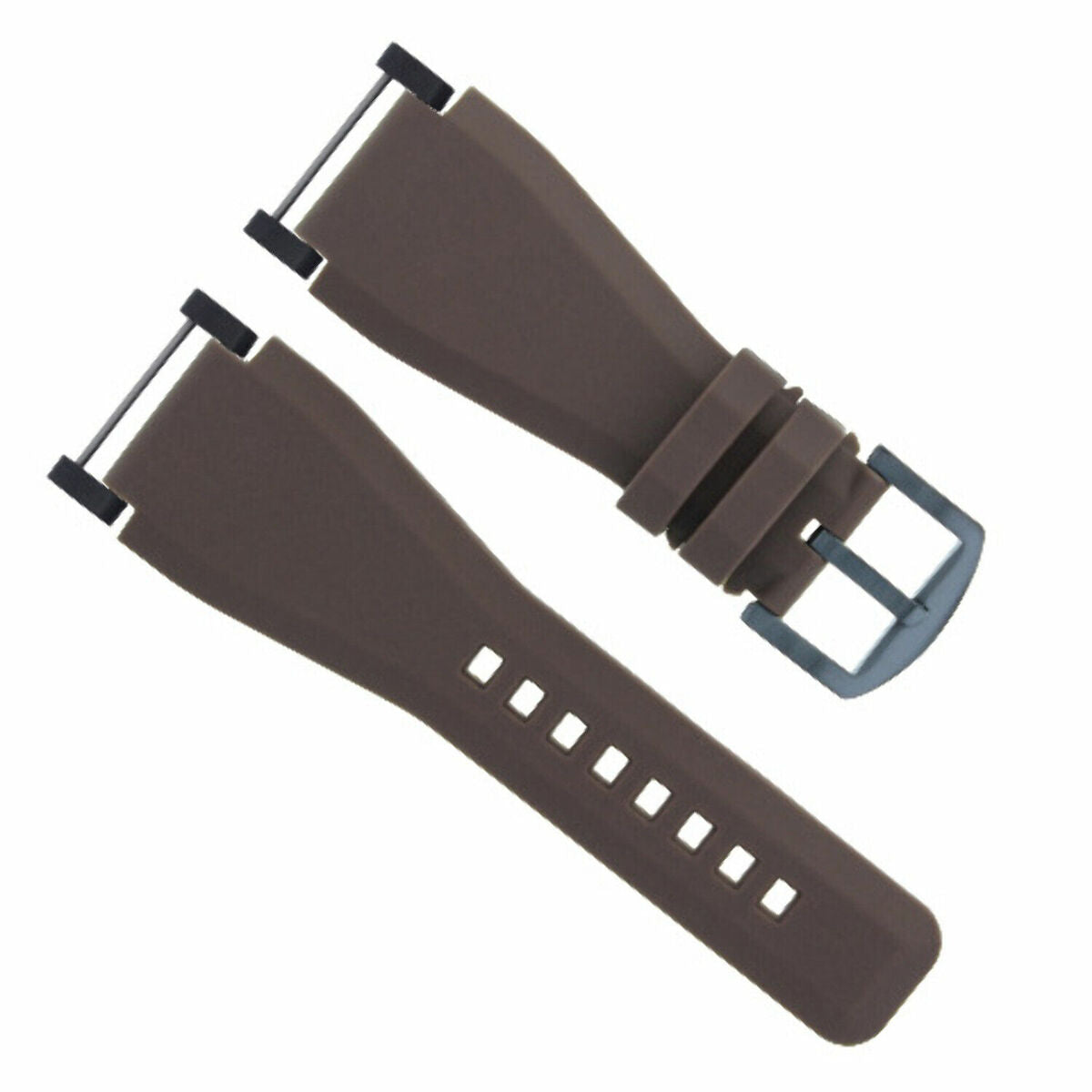 24MM FOR SUUNTO CORE RUBBER SILICONE REPLACEMENT WATCH BAND STRAP + BLACK ADAPTER