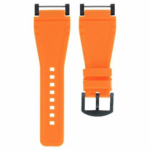 24MM FOR SUUNTO CORE RUBBER SILICONE REPLACEMENT WATCH BAND STRAP + BLACK ADAPTER