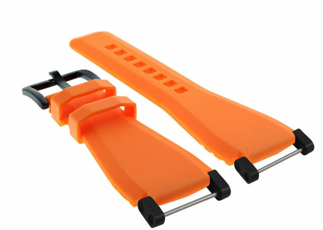 24MM FOR SUUNTO CORE RUBBER SILICONE REPLACEMENT WATCH BAND STRAP + BLACK ADAPTER
