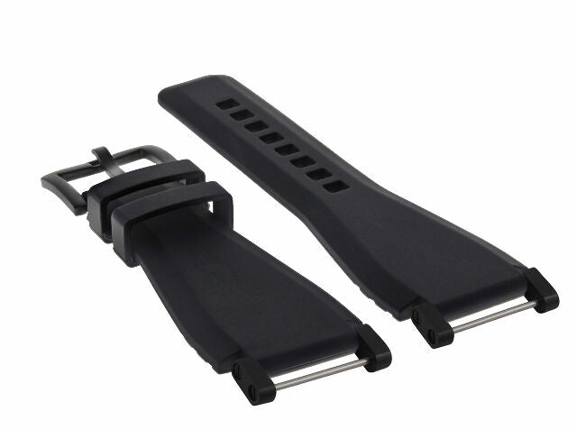 24MM FOR SUUNTO CORE RUBBER SILICONE REPLACEMENT WATCH BAND STRAP + BLACK ADAPTER