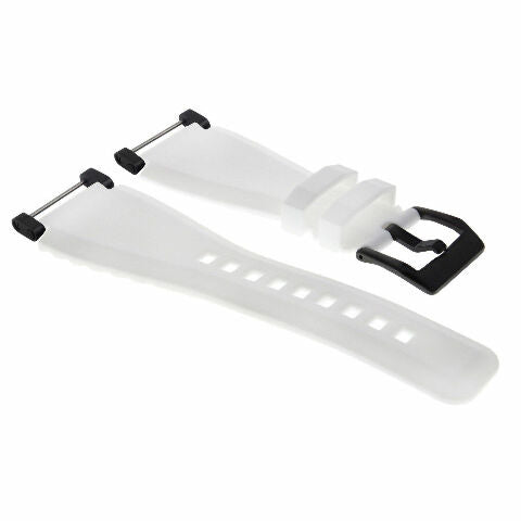24MM FOR SUUNTO CORE RUBBER SILICONE REPLACEMENT WATCH BAND STRAP + BLACK ADAPTER