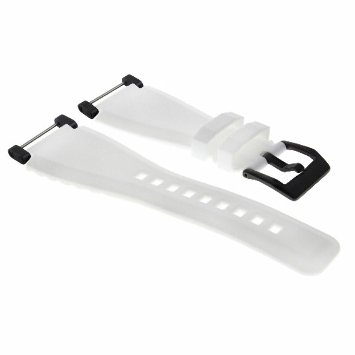 24MM FOR SUUNTO CORE RUBBER SILICONE REPLACEMENT WATCH BAND STRAP + BLACK ADAPTER
