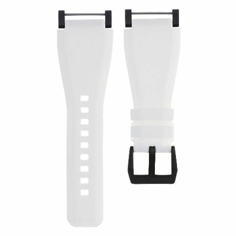 24MM FOR SUUNTO CORE RUBBER SILICONE REPLACEMENT WATCH BAND STRAP + BLACK ADAPTER