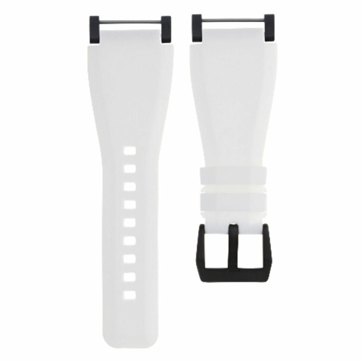 24MM FOR SUUNTO CORE RUBBER SILICONE REPLACEMENT WATCH BAND STRAP + BLACK ADAPTER