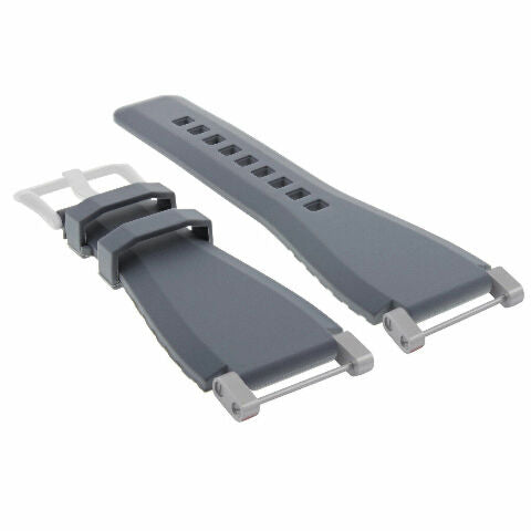 24MM FOR SUUNTO CORE REPLACEMENT SILICONE RUBBER WATCH BAND STRAP + STEEL ADAPTER