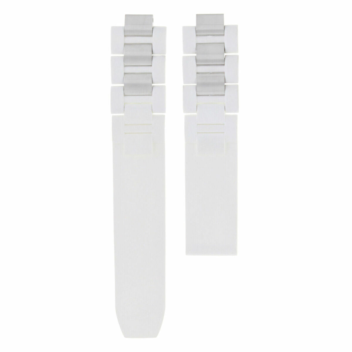20MM Rubber Strap Band for Cartier Must 21 Chronoscaph 2424, 2427 2824 Autoscaph