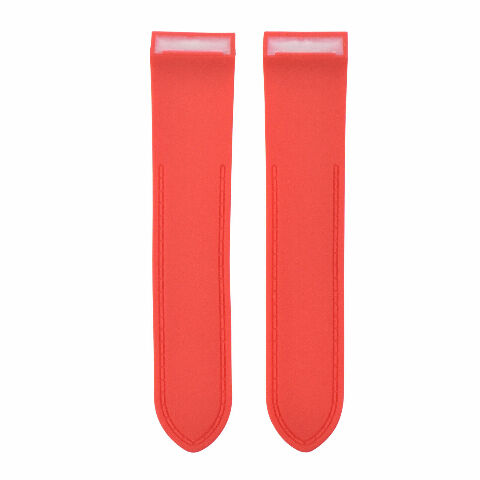23-24.5MM RUBBER STRAP WATCH BAND FOR CARTIER SANTOS 100 XL + BLACK CLASP  SCREW