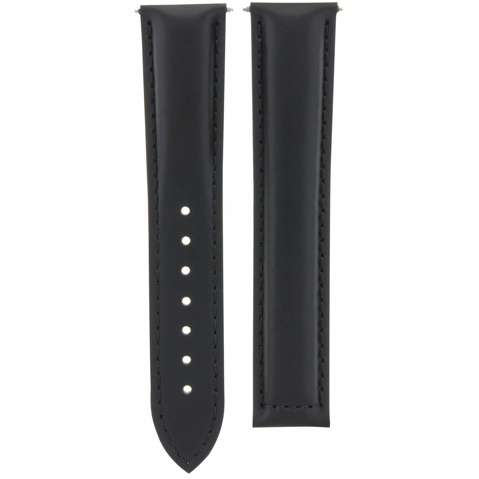 20-22-24MM LEATHER STRAP BAND FOR OMEGA SEAMASTER PLANET OCEAN DEPLOYMENT CLASP