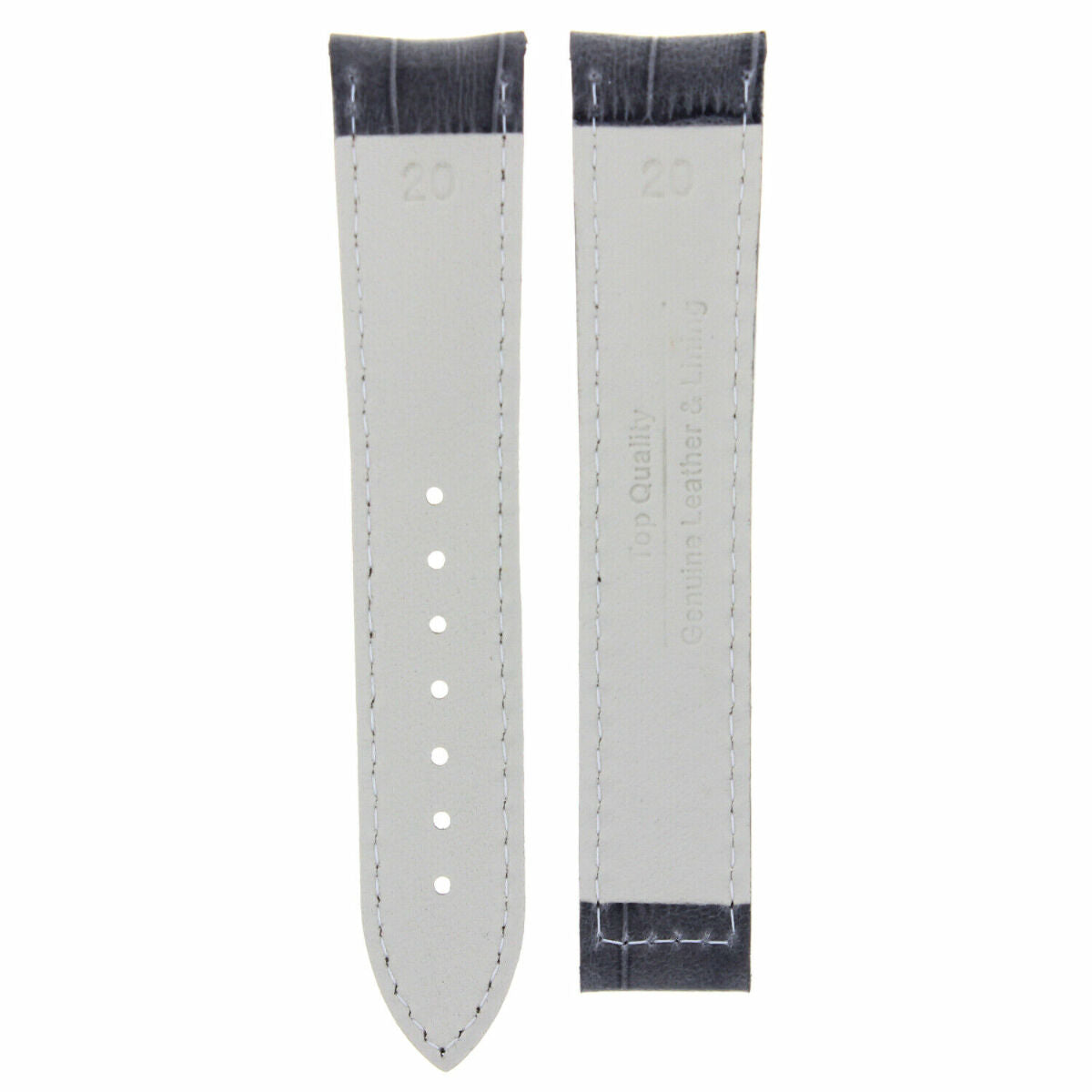 18-19-20-22-24MM LEATHER WATCH BAND STRAP FOR OMEGA SEAMASTER PLANET SPEEDMASTER