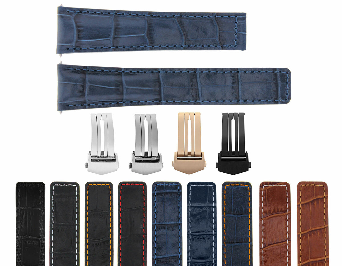 19/16MM-20/16MM Leather Strap Band for Tag Heuer Monza WR2110 Fit FC5012 -FC5013