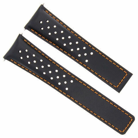20MM LUG WITH 16MM BUCKLE WIDTH LEATHER WATCH BAND STRAP DEPLOYMENT CLASP