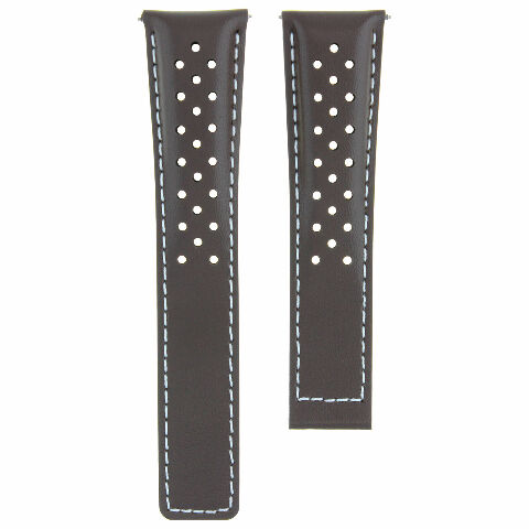 20MM LUG WITH 16MM BUCKLE WIDTH LEATHER WATCH BAND STRAP DEPLOYMENT CLASP