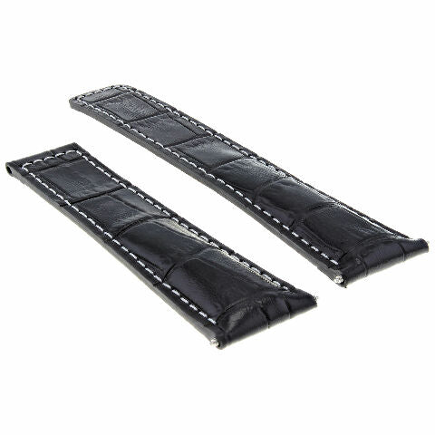 20-22MM REPLACEMENT LEATHER WATCH STRAP BAND ITALY CALF LEATHER UNIVERSAL