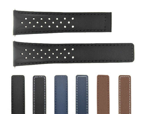 20-22MM LEATHER STRAP BAND UNIVERSAL TWO-PIECE ITALY CALF LEATHER WATCH STRAP