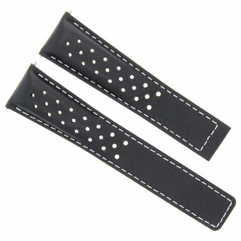 20-22MM LEATHER STRAP BAND UNIVERSAL TWO-PIECE ITALY CALF LEATHER WATCH STRAP