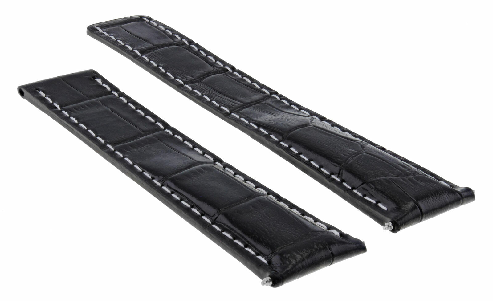 18-20MM LEATHER WATCH BAND STRAP FOR FIT CARTIER TANK FRANCAISE AMERICAN CLASP