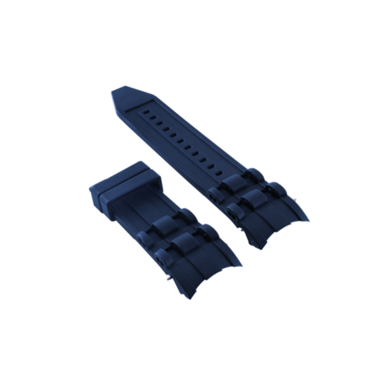 26MM RUBBER WATCH BAND FOR INVICTA DIVER 6977 6978 6981 6983 RESERVE SQUABA BLUE