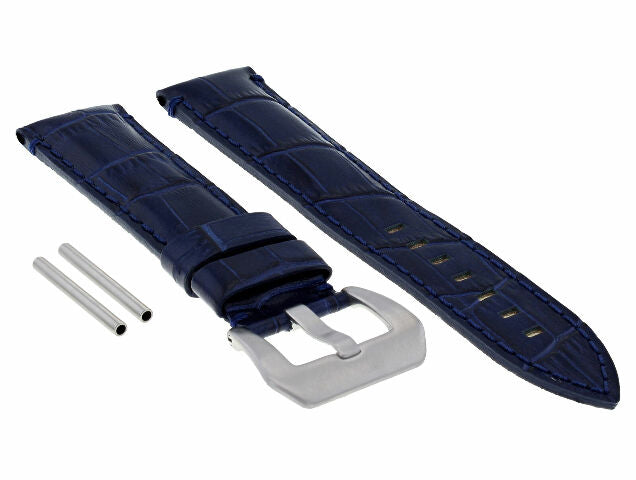 22-24MM LEATHER WATCH BAND STRAP FOR 40-44MM PANERAI MARINA RADIOMIR GMT WATCH