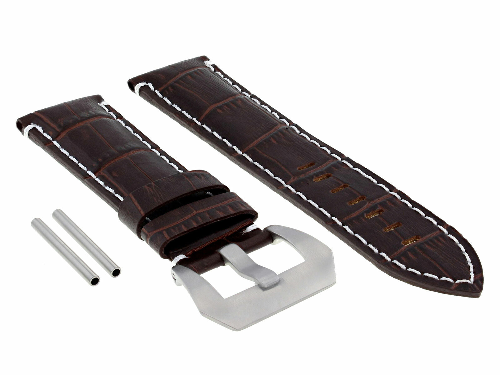 22-24MM LEATHER WATCH BAND STRAP FOR 40-44MM PANERAI MARINA RADIOMIR GMT WATCH