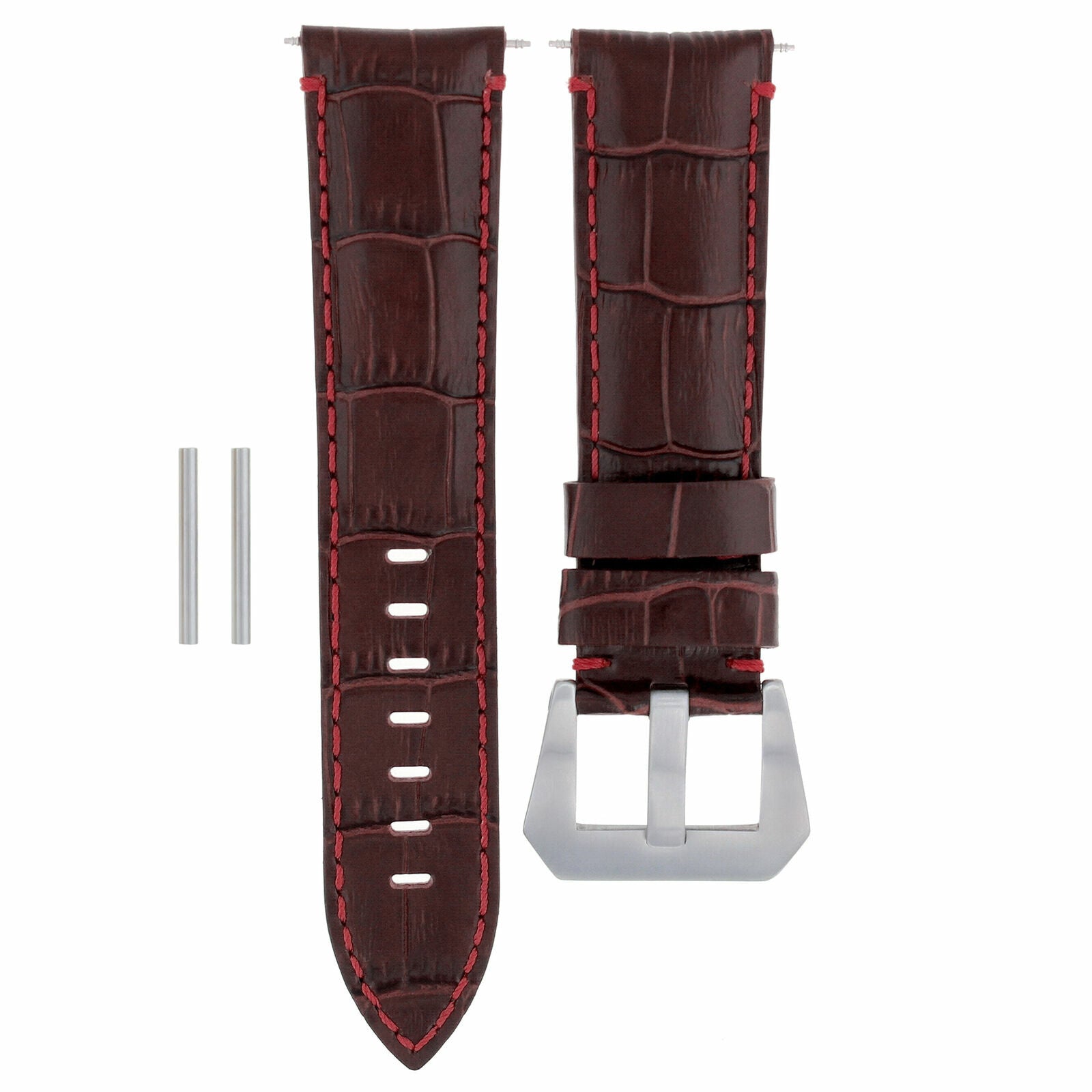22-24MM LEATHER WATCH BAND STRAP FOR 40-44MM PANERAI MARINA RADIOMIR GMT WATCH