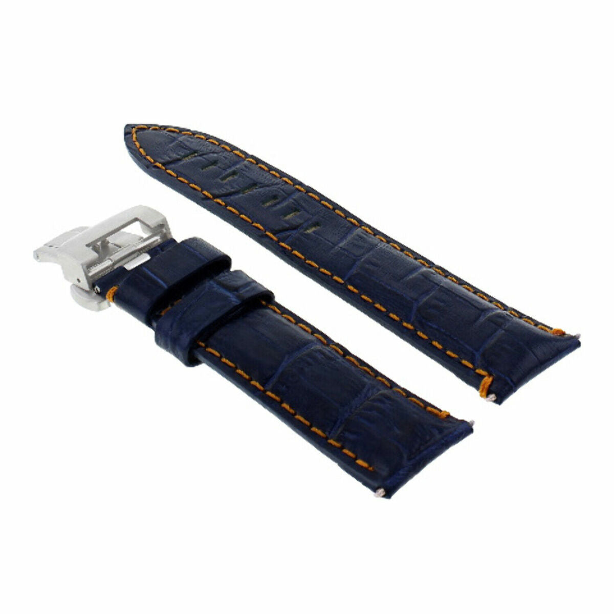 22-24MM LEATHER WATCH BAND STRAP FOR BREITLING NAVITIMER, BENTLEY PILOT WATCH