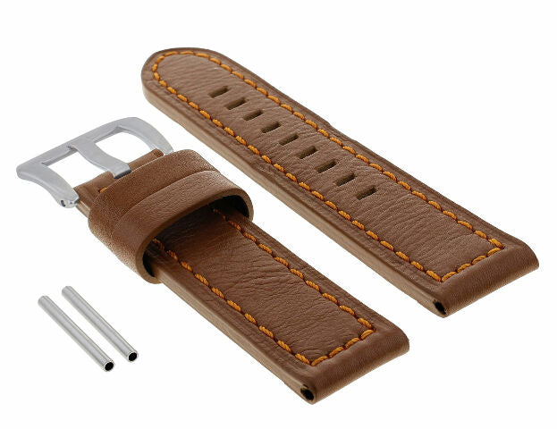22 -24MM LEATHER WATCH BAND STRAP FOR PAM PANERAI MARINA LUMINOR WATCH LONG