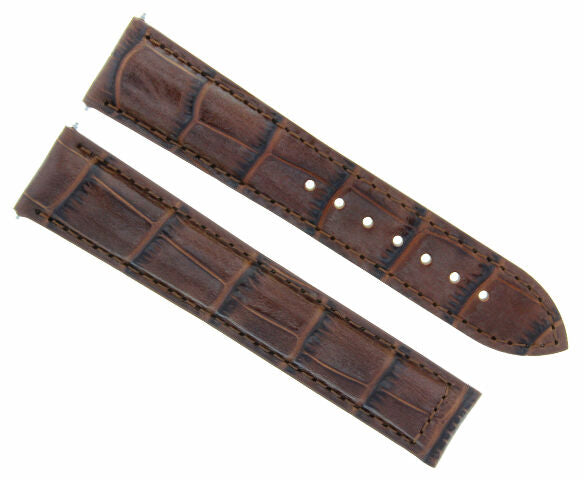 18MM-24MM GENUINE LEATHER WATCH BAND STRAP WITH CLASP FOR OMEGA SEAMASTER PLANET